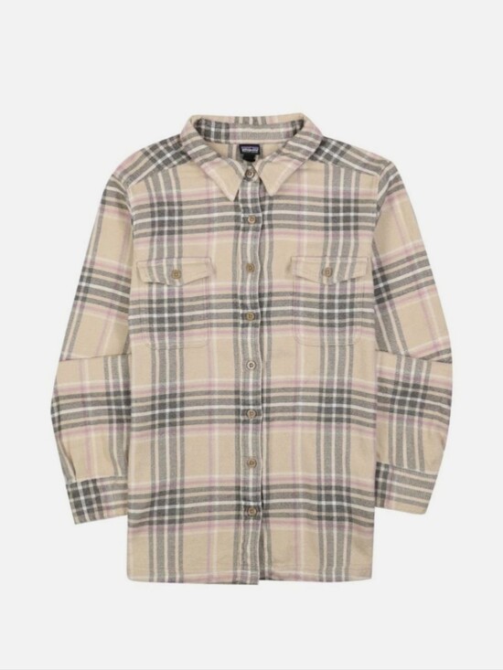 Patagonia Tops - Patagonia Organic Cotton Long Sleeve Fjord Flannel Shirt Size 6